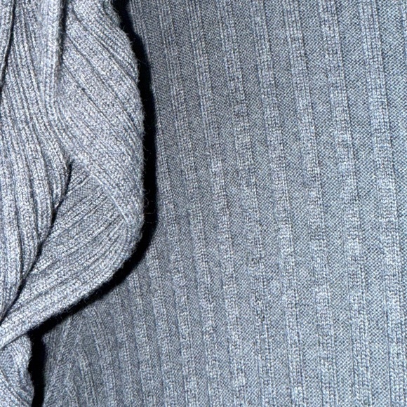 Navy Cozy Knit Cardigan with Open Front Design - Picture 2 of 5